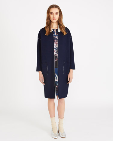 Carolyn Donnelly The Edit Jersey Bonded Coat